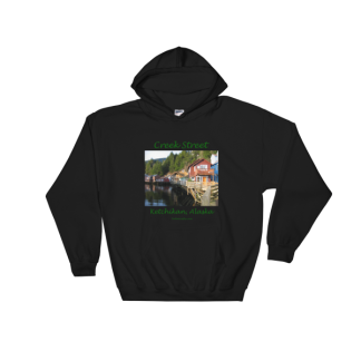 Alaska- Ketchikan 2- Creek St- Sweatshirt Hooded